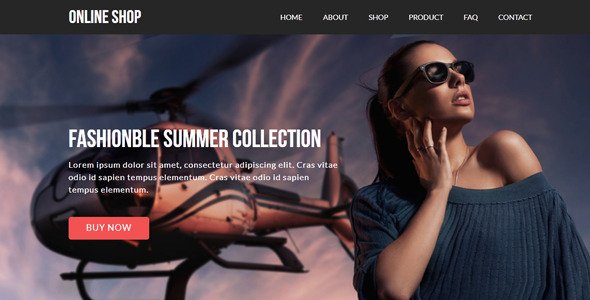 Online Shop - eCommerce Muse Template
 TFx