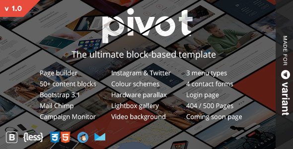 Pivot | Multi-purpose Template with Page Builder
 TFx