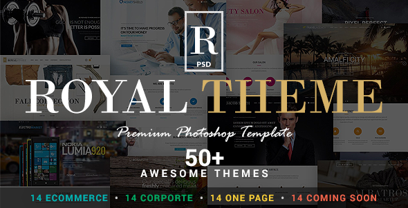 Royal - Corporate and E-Commerce PSD Theme
 TFx