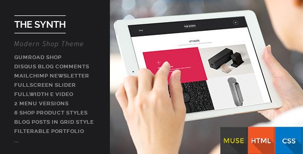 SYNTH - Modern Shop Theme
 TFx