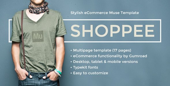 Shoppee - Stylish eCommerce Muse Template
 TFx