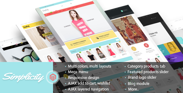 Simplicity - Responsive Magento Theme
 TFx