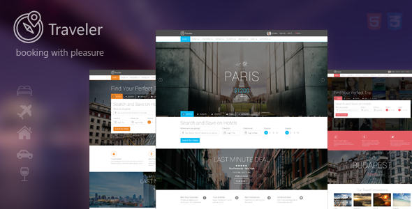 Traveler - Multipurpose Booking Template
 TFx