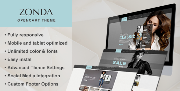 Zonda - Premium Responsive Opencart Theme
 TFx