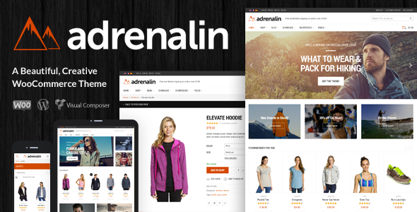 Adrenalin - Multi-Purpose WooCommerce Theme
 TFx