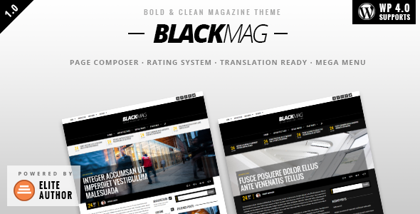 BLACKMAG - Bold & Clean Magazine Theme
 TFx