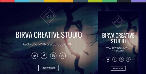 Birva - Bootstrap Parallax One Page JoomlaTemplate
 TFx