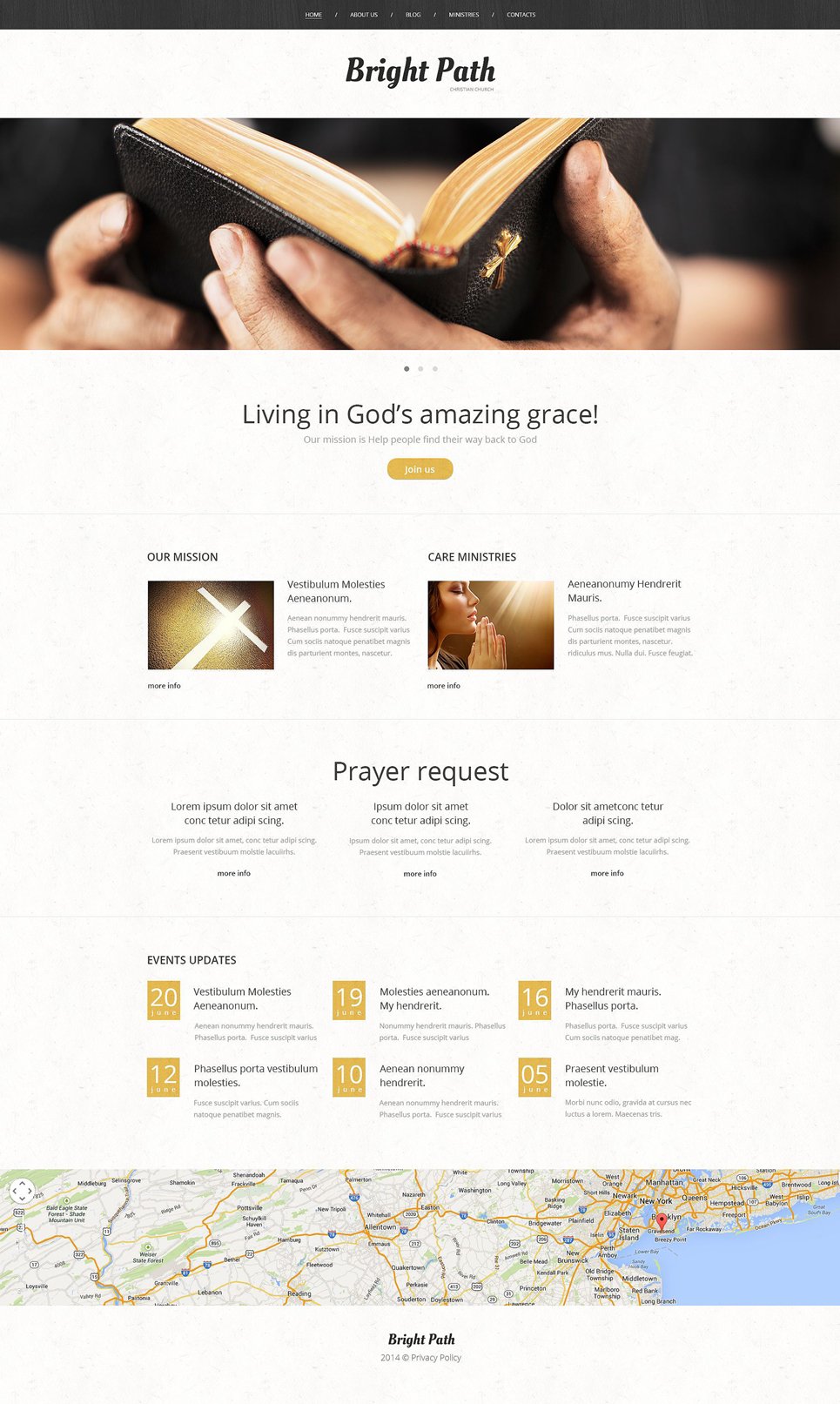 Church Web Presence WordPress Theme TMT