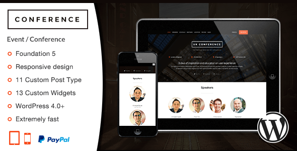 Conference - WordPress Theme
 TFx WordPress