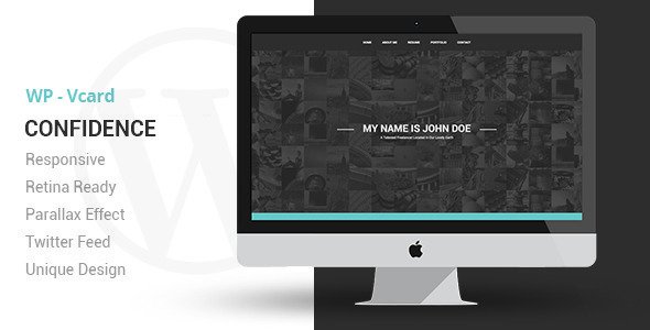 Confidence Responsive VCard WordPress Theme
 TFx