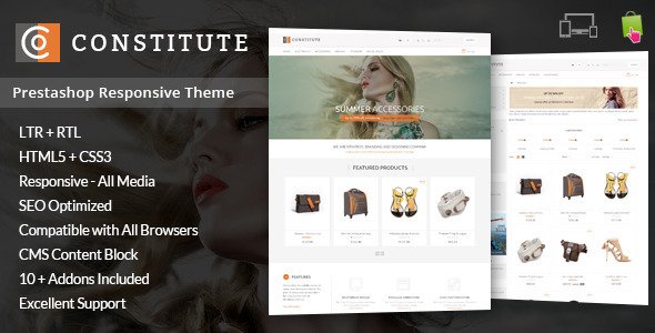 Constitute - Prestashop Responsive Theme
 TFx