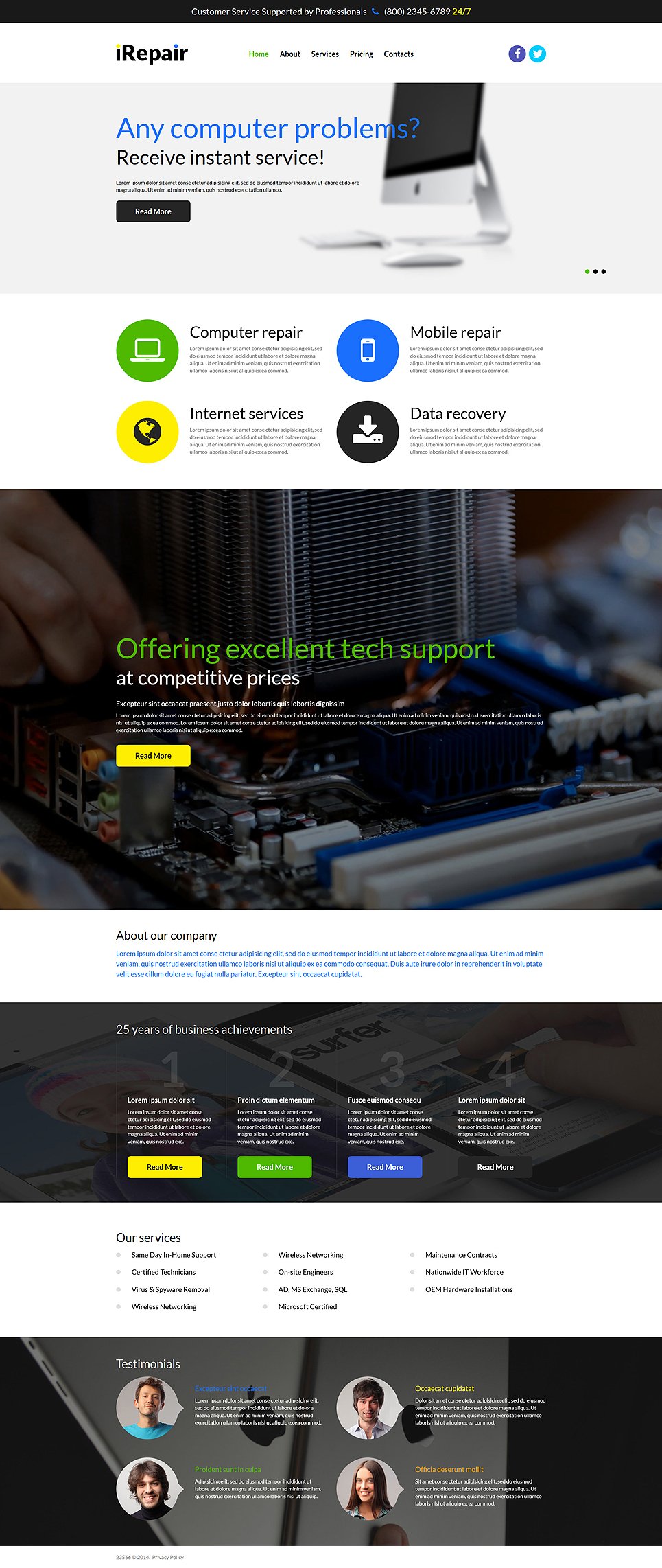 Fixing PC Issues Joomla Template TMT