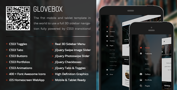 Glovebox | Mobile & Tablet Template
 TFx