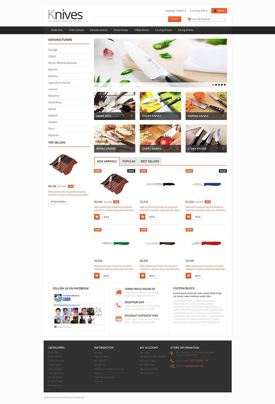 Housewares Responsive PrestaShop Theme TMT