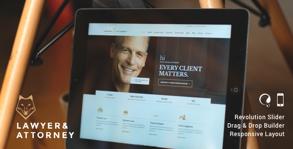 Lawyers Attorneys Legal Office Responsive Theme
 TFx