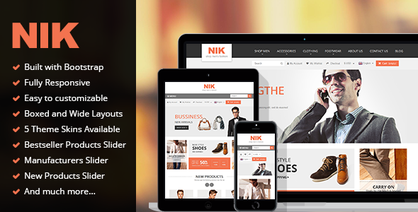Nik - Responsive Multi-Purpose Prestashop Theme 
 TFx
