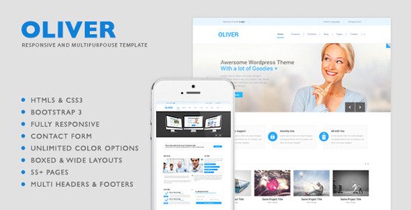 Oliver - HTML5 Multipurpose Template
 TFx