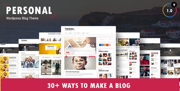 Personal - Best Blog, CV and Video WordPress Theme
 TFx