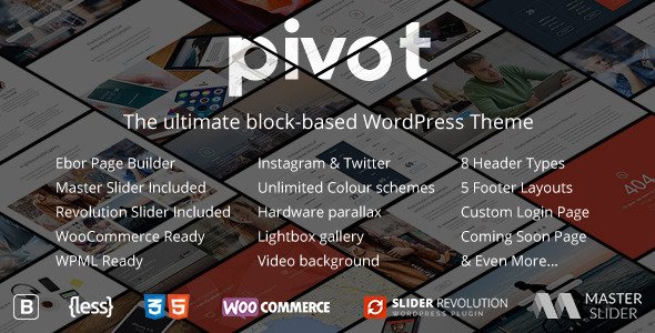 Pivot | Responsive Multipurpose WordPress Theme
 TFx