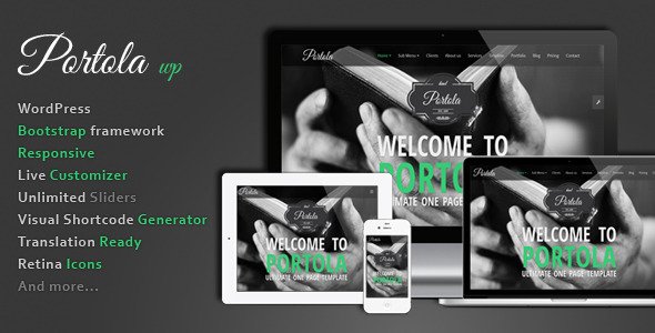 Portola WordPress Theme
 TFx WordPress