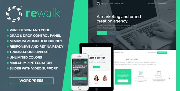 ReWalk - Business WordPress Theme
 TFx