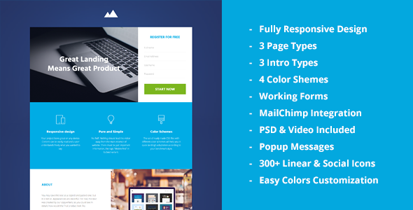 Revenue - Startup Landing Page
 TFx LandingPages