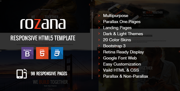 Rozana - Multipurpose HTML5 Template
 TFx