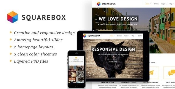 Squarebox - Creative Multi-Purpose HTML Theme
 TFx