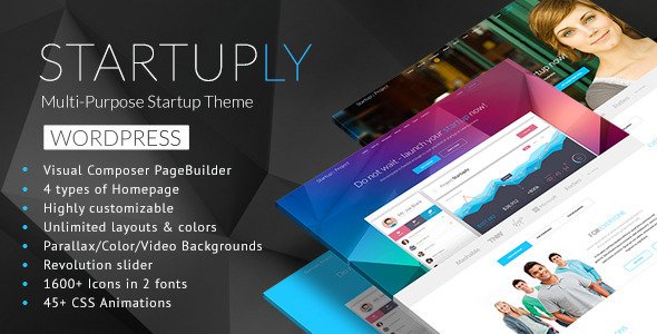 Startuply —  Multi-Purpose Startup Theme
 TFx