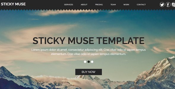 Sticky - Creative Muse Template
 TFx