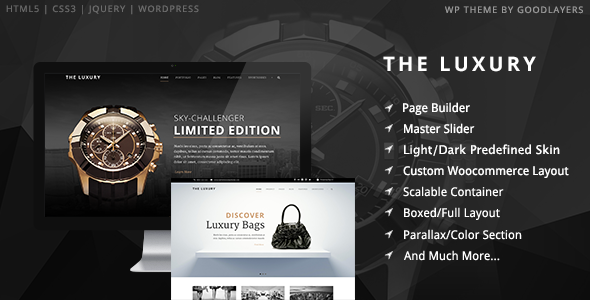 The Luxury - Dark/Light Responsive WordPress Theme
 TFx