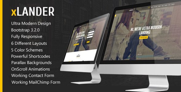 xLander - Premium Landing Page Template
 TFx