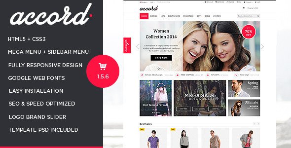 Accord - Responsive Multipurpose OpenCart Theme
 TFx