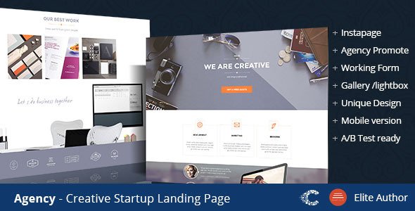Agency Creative Landing Page
 TFx