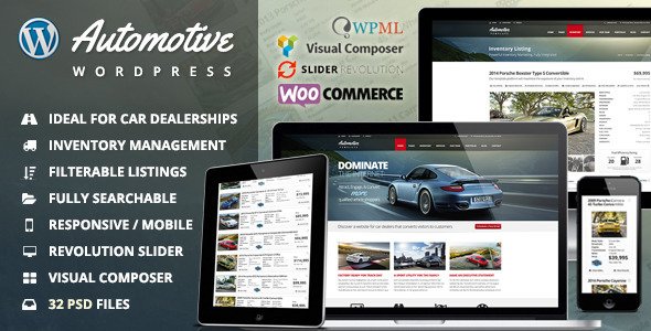 Automotive Car Dealership Business WordPress Theme
 TFx