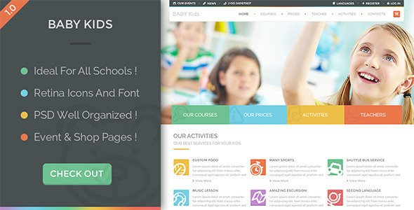 Baby Kids - Education Primary School For Children
 TFx