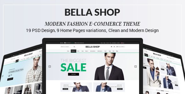 Bella Shop - eCommerce PSD Template
 TFx