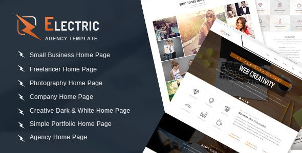 Electric - Multipurpose HTML Site Template
 TFx