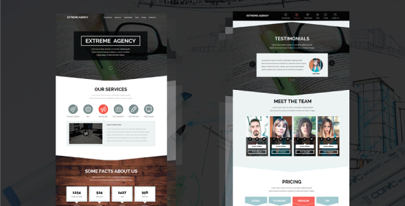 Extreme Agency - Creative Parallax Muse Template
 TFx