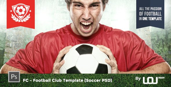 FC - Football Club Template (Soccer PSD)
 TFx