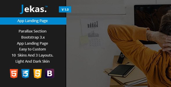 Jekas - Responsive Bootstrap 3 App Landing Page
 TFx