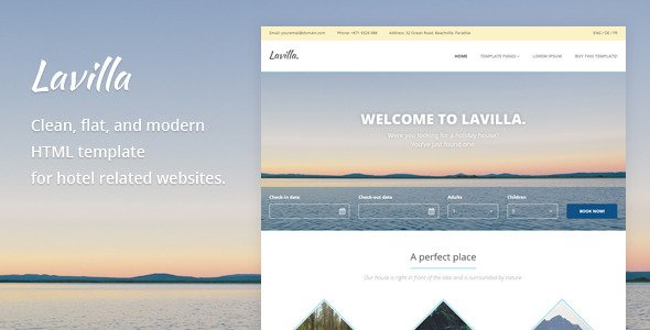 Lavilla - Hotel HTML Template 
 TFx SiteTemplates