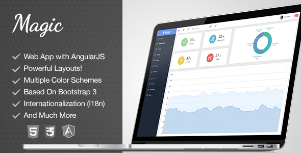 Magic - Responsive Bootstrap & AngularJS Admin
 TFx