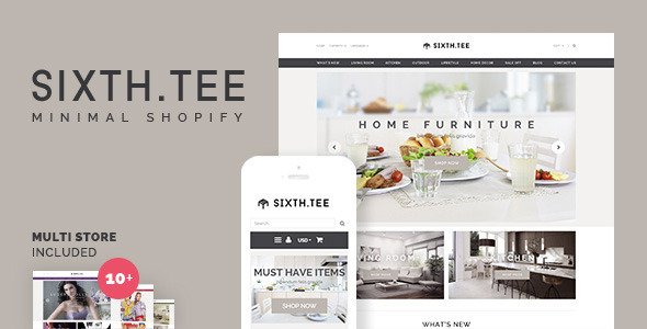 Minimal Multipurpose Shopify Theme - SixthTee
 TFx