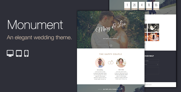 Monument - Responsive Wordpress Wedding Theme
 TFx