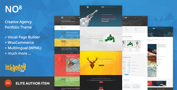NO8 WP - Creative Agency Portfolio Theme
 TFx