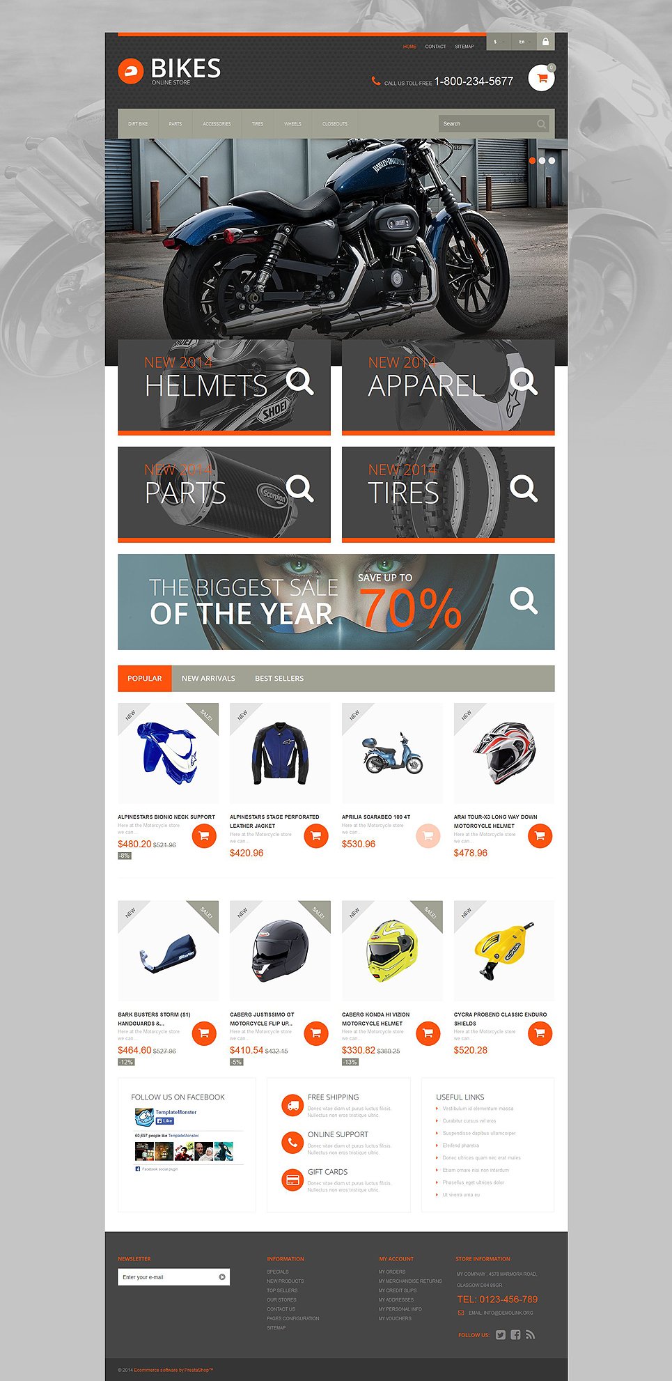 Speedy Ride PrestaShop Theme TMT