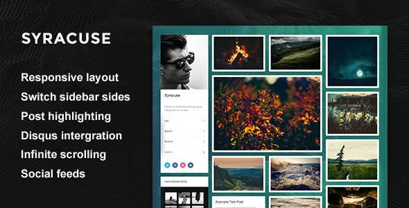 Syracuse - Responsive Grid Theme
 TFx Blogging