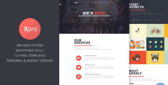 Xpro - Onepage Multipurpose Wordpress Theme
 TFx