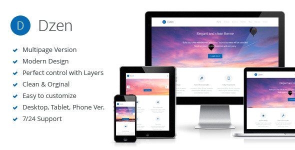 Dzen - Multipurpose Muse Template
 TFx